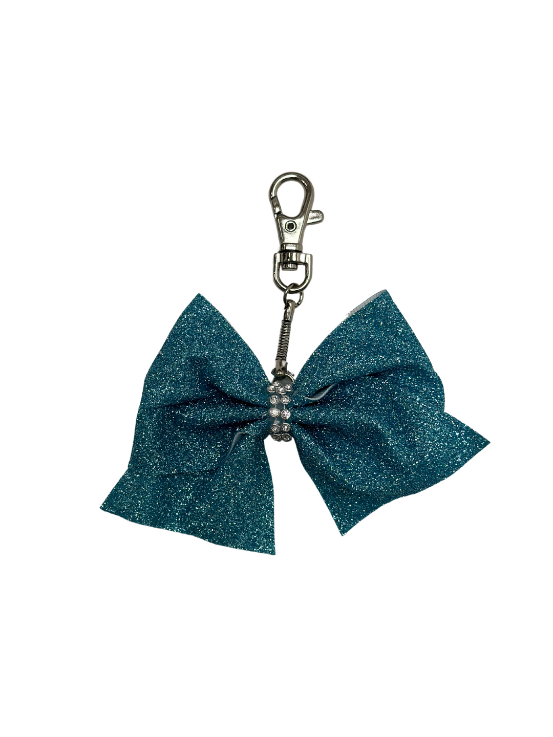 Sky Blue Glitter Backpack Bow