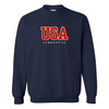 USA Gymnastics Navy Chenille Crew