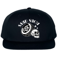 S4 Black Trucker Flatbill Hat - 255