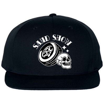 S4 Black Trucker Flatbill Hat - 255