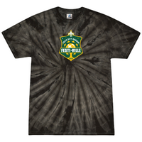 Kings Hammer - Tie Dye Event Tee (Spider Black) - Falls City Festi-Ville - Louisville, KY 10/16-10/18