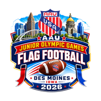 AAU Flag Football - Hat Presses - Junior Olympic Games - Des Moines, IA 7/30-8/2