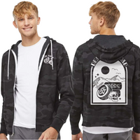 S4 Independent Full Zip Hoodie - Black Camo