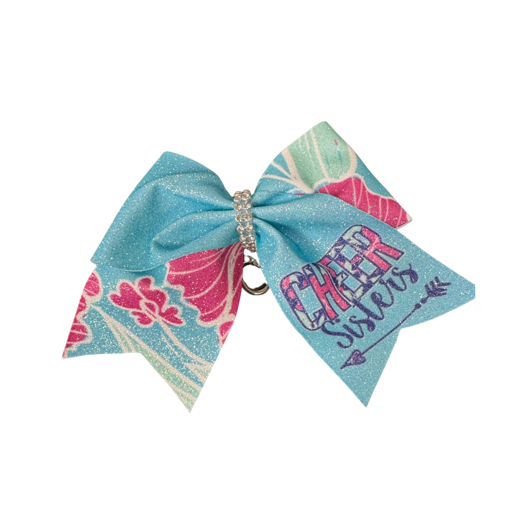 Cheer Sisters - Blue - Backpack Bow