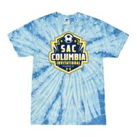 [Badge Logo] Elite Tournaments - Event Tie Dye Tee - Columbia Invitational Soccer Tournament