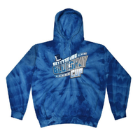 [Wide Logo] Elite Tournaments - Tie Dye Event Hoodie - GYSC Blue Gray Cup - Gettysburg, PA 5/23-5/24