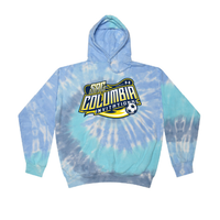 [Wide Logo] Elite Tournaments - Tie Dye Event Hoodie - Columbia Invitational Soccer Tournament