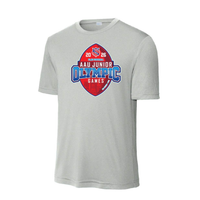 AAU Flag Football - Event Performance Tee - Junior Olympic Games - Des Moines, IA 7/30-8/2