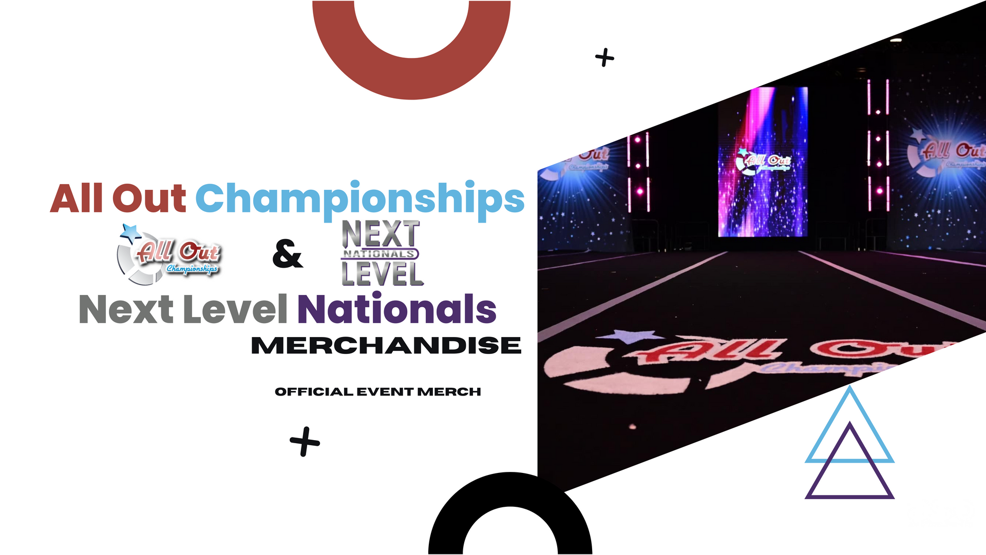 All Out Championships & Next Level National Event Merch All Star