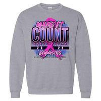 ASO Gymnastics - Event Crewneck - Pigeon Forge, TN 2/14-2/17 (Make It Count)