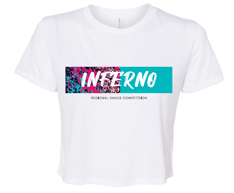 Inferno - White Crop Shirt
