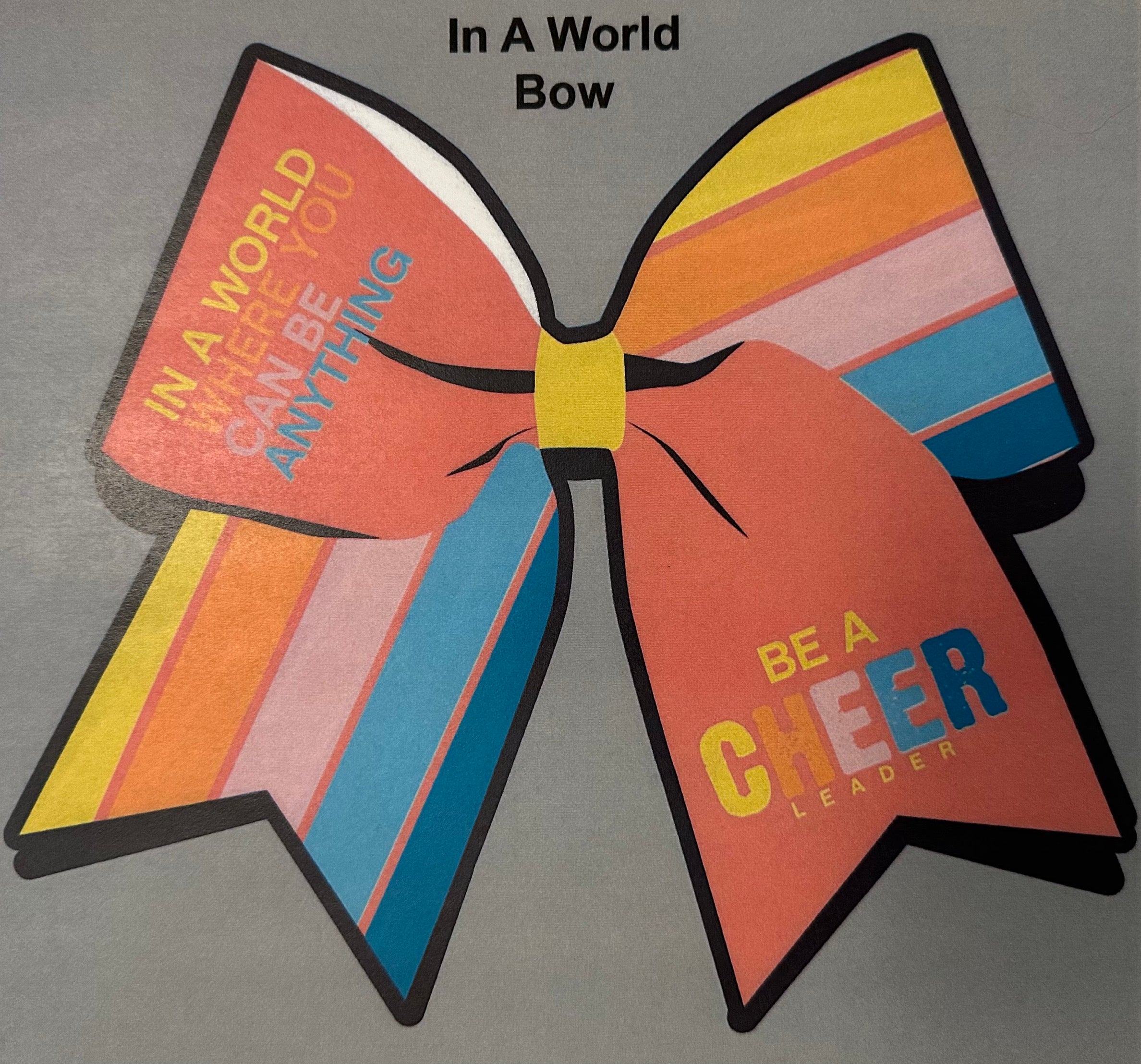 In A World - Backpack Bow