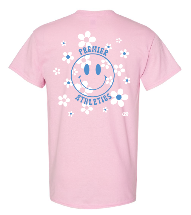 Pink Smiley PA Tee