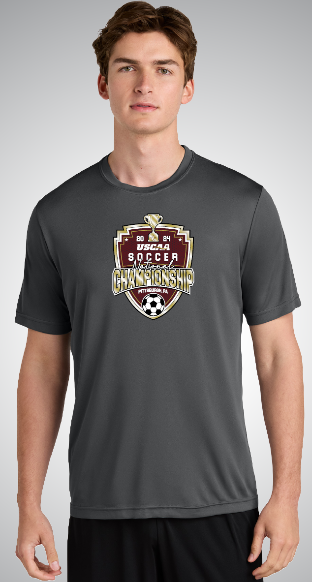 2024 USCAA Soccer - Shield Polyester Tee