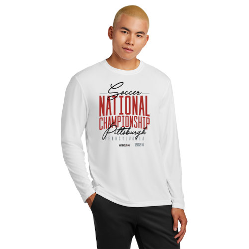 2024 USCAA Soccer - Collegiate Polyester Long-Sleeve Tee