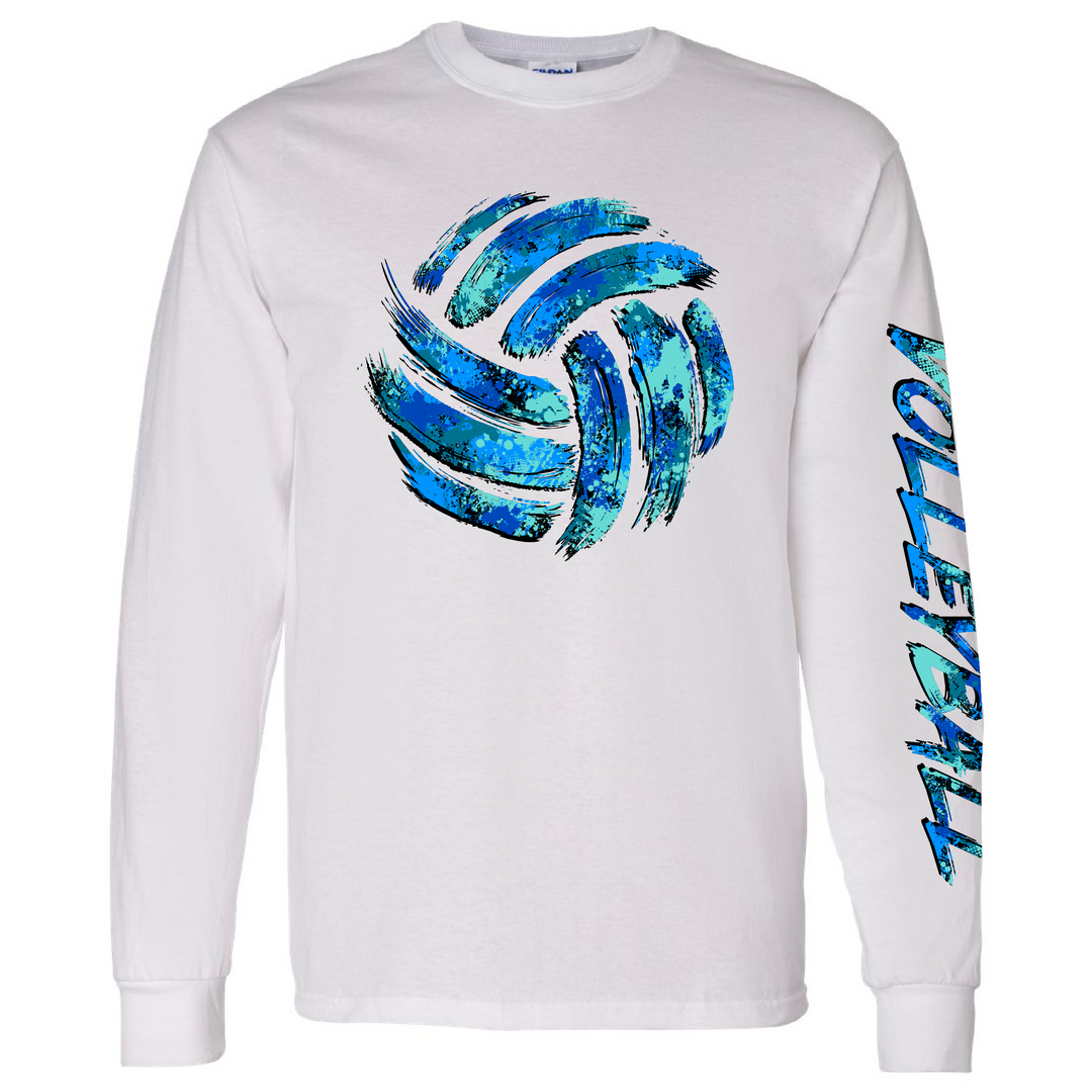 Painted Volleyball - L/S Tee
