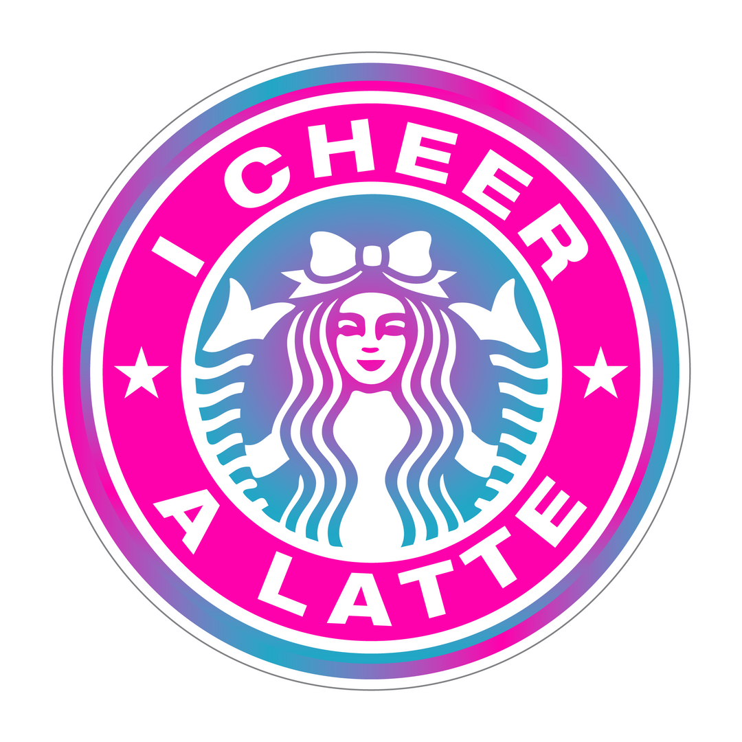 I Cheer A Latte - Sticker